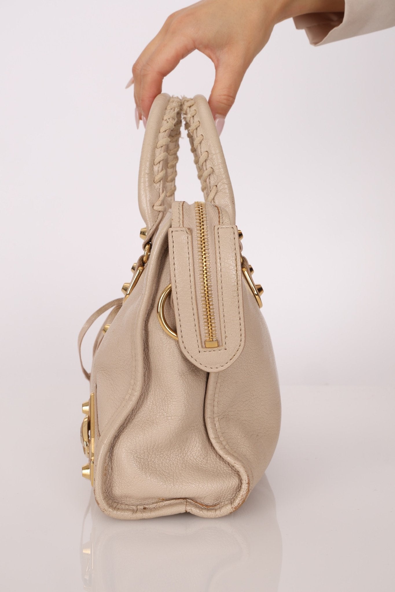 Balenciaga Metallic Edge Small City Bag - FashioNica