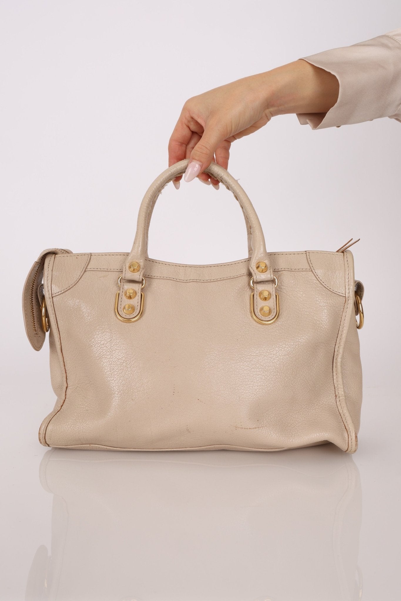 Balenciaga Metallic Edge Small City Bag - FashioNica