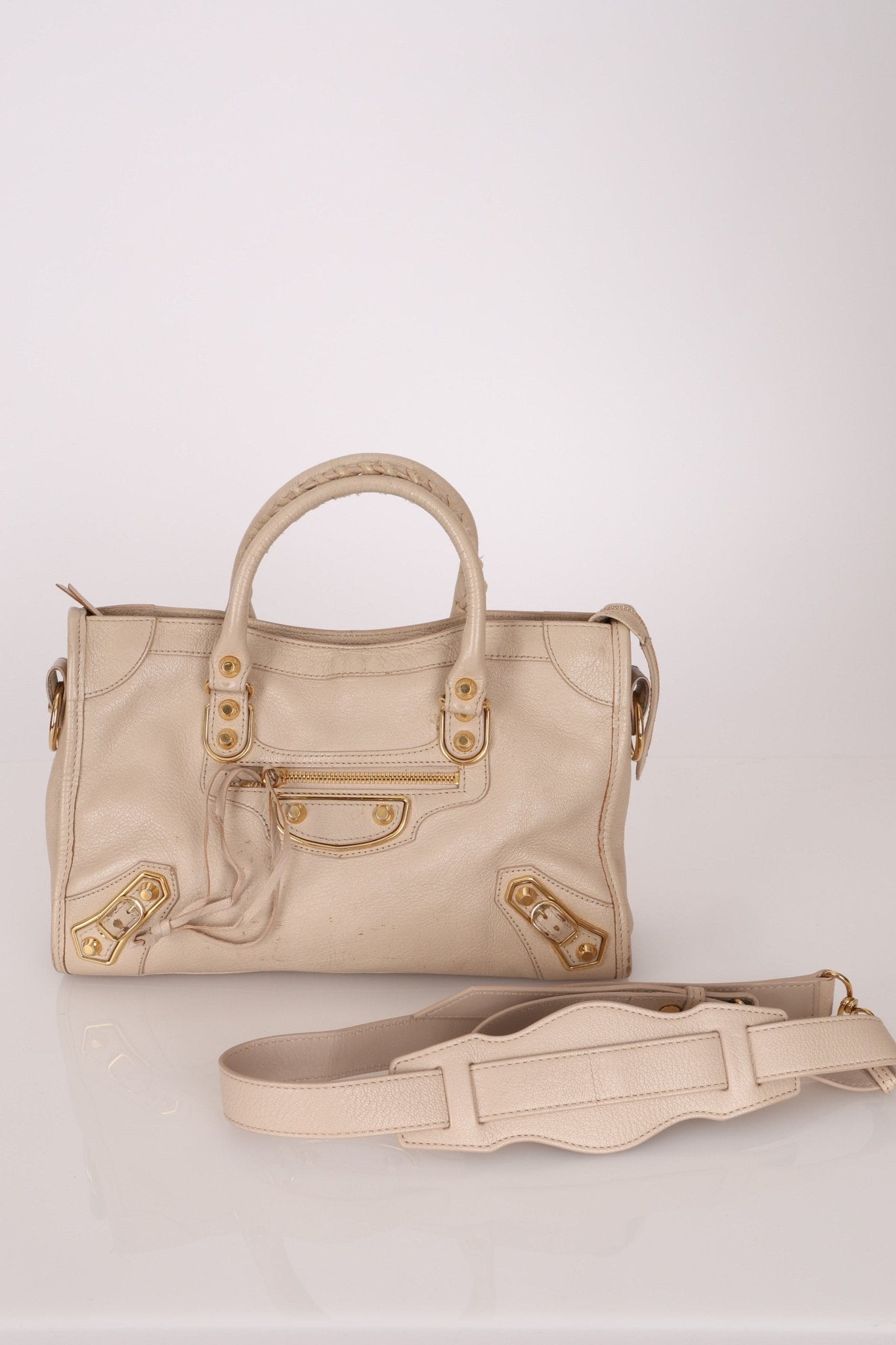 Balenciaga Metallic Edge Small City Bag - FashioNica