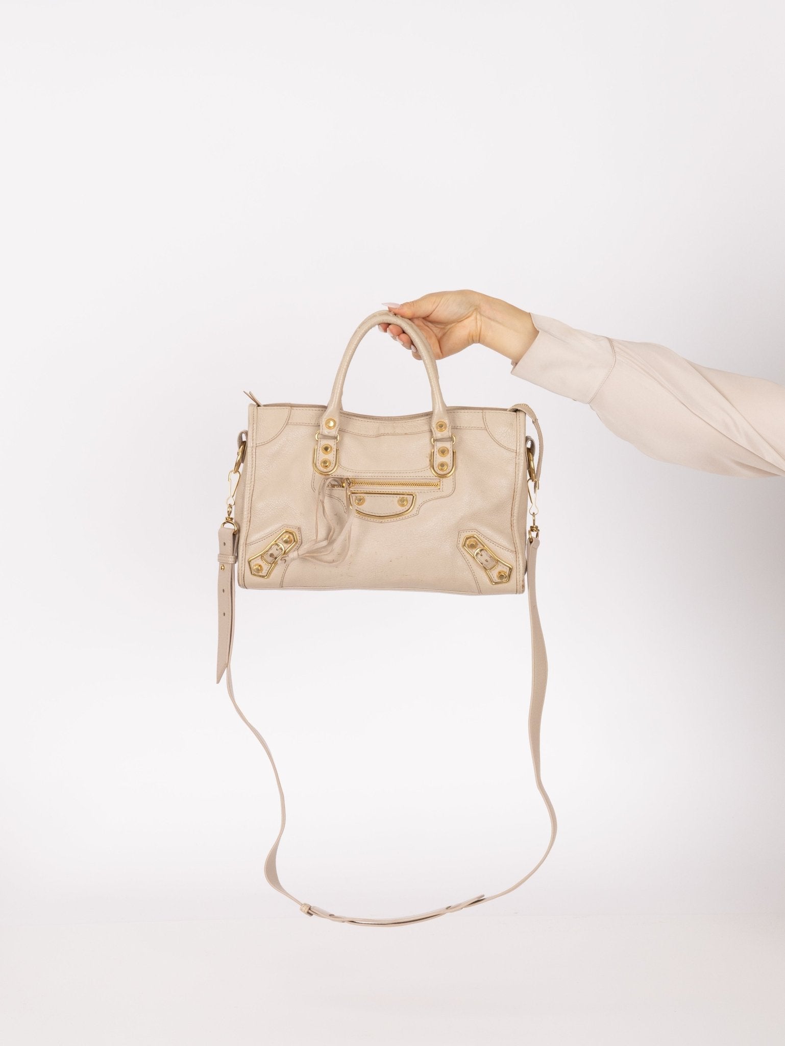 Balenciaga Metallic Edge Small City Bag - FashioNica