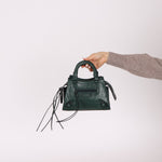 Balenciaga Mock Croc Mini Neo Classic City Bag - FashioNica
