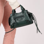 Balenciaga Mock Croc Mini Neo Classic City Bag - FashioNica