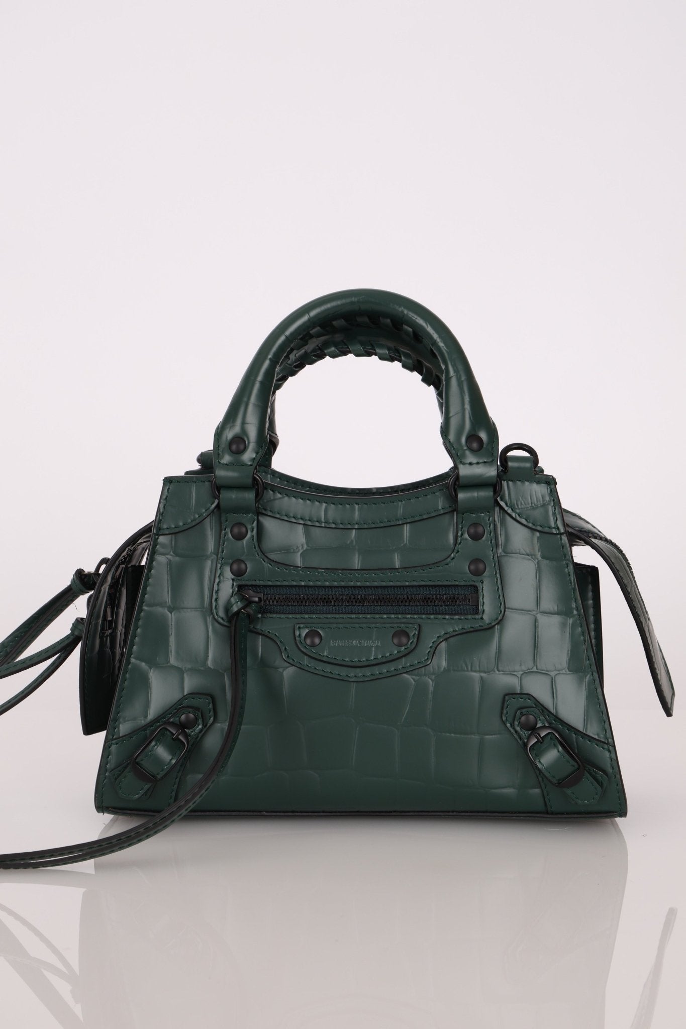 Balenciaga Mock Croc Mini Neo Classic City Bag - FashioNica
