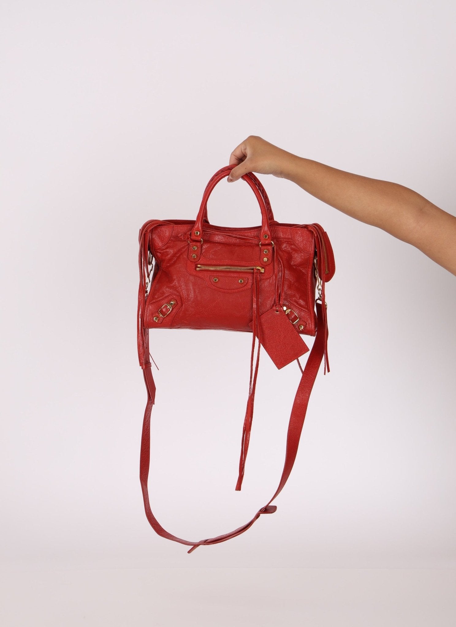 Balenciaga Motocross Small City with Mirror - FashioNica