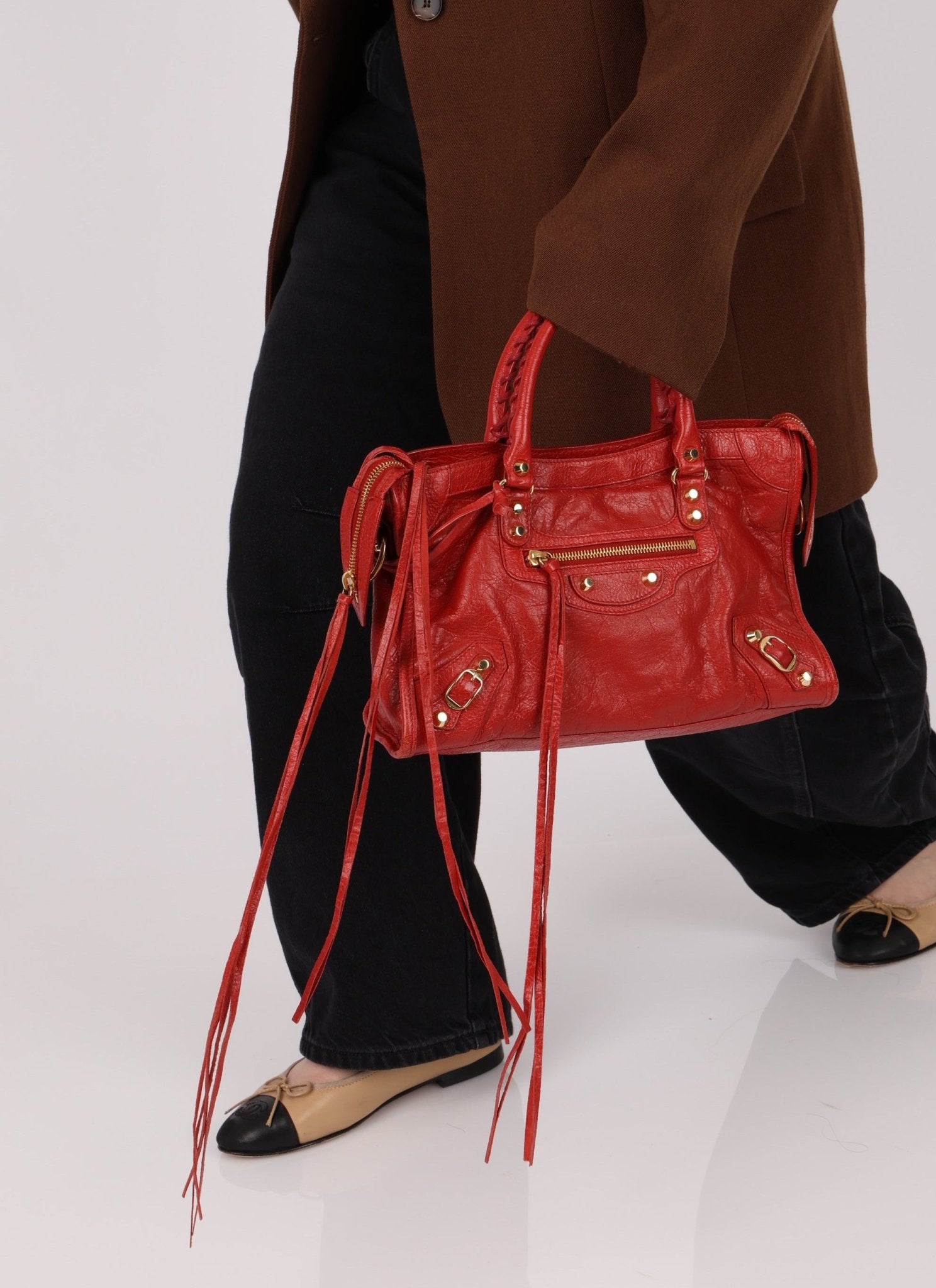 Balenciaga Motocross Small City with Mirror - FashioNica