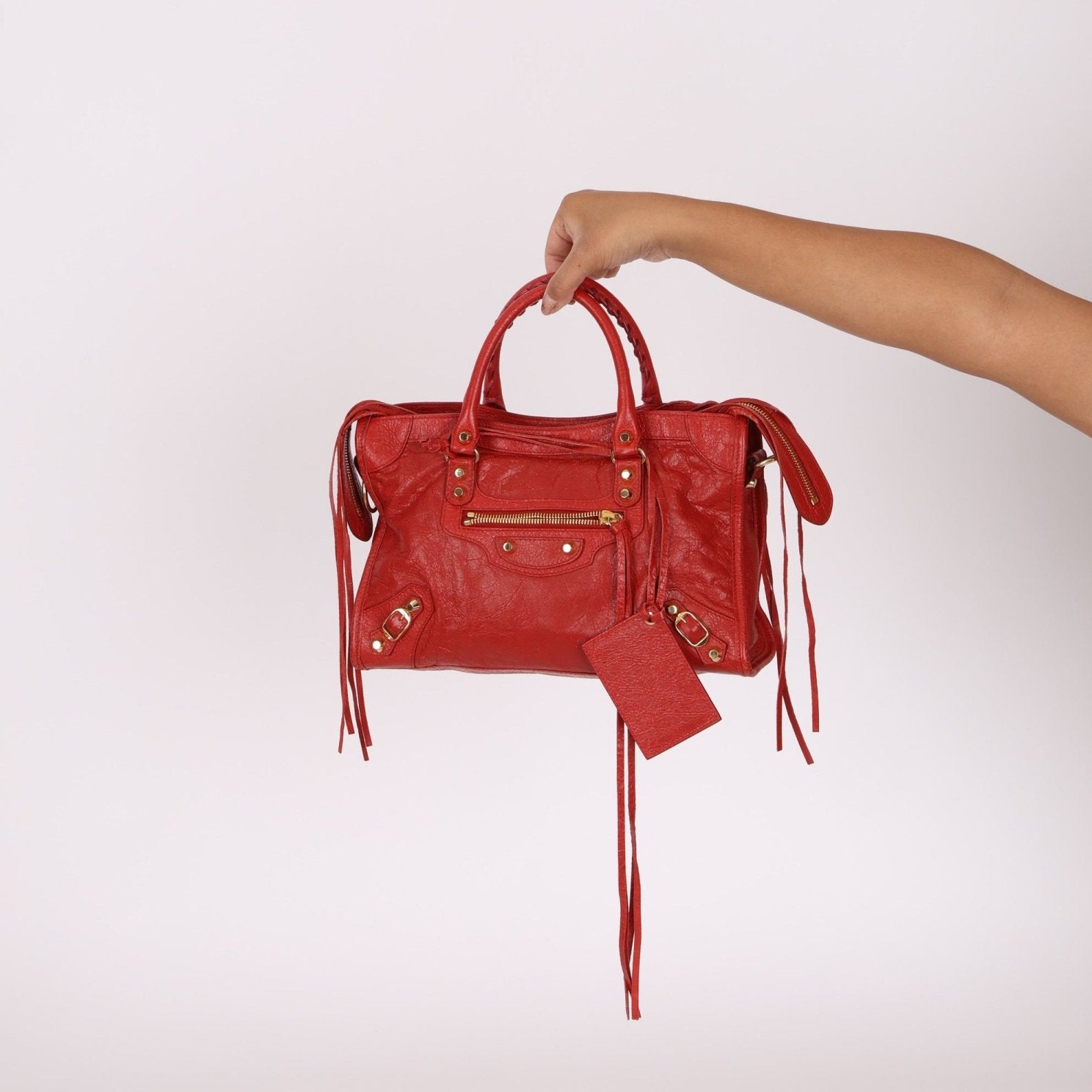 Balenciaga Motocross Small City with Mirror - FashioNica