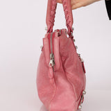 Balenciaga Pink Agneau Giant 12 City Bag - FashioNica