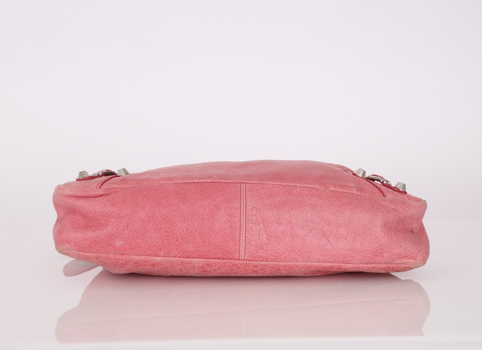 Balenciaga Pink Agneau Giant 12 City Bag - FashioNica