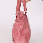 Balenciaga Pink Agneau Giant 12 City Bag - FashioNica