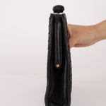 Bottega Veneta 1980s Lambskin Intrecciato French Clutch - FashioNica