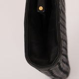 Bottega Veneta 1980s Lambskin Intrecciato French Clutch - FashioNica