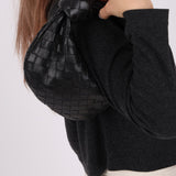 Bottega Veneta Black Intrecciato Mini Jodie - FashioNica
