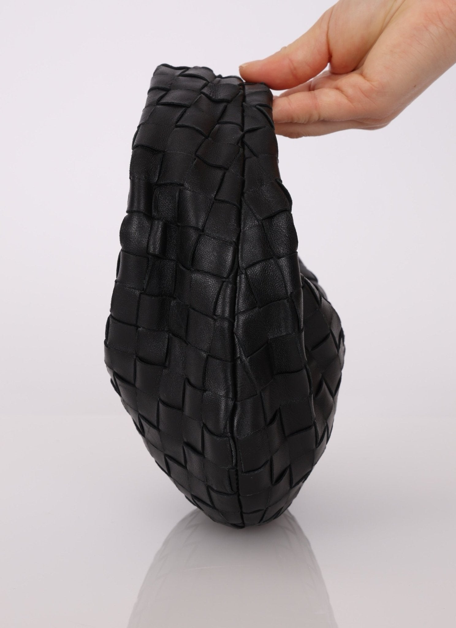 Bottega Veneta Black Intrecciato Mini Jodie - FashioNica