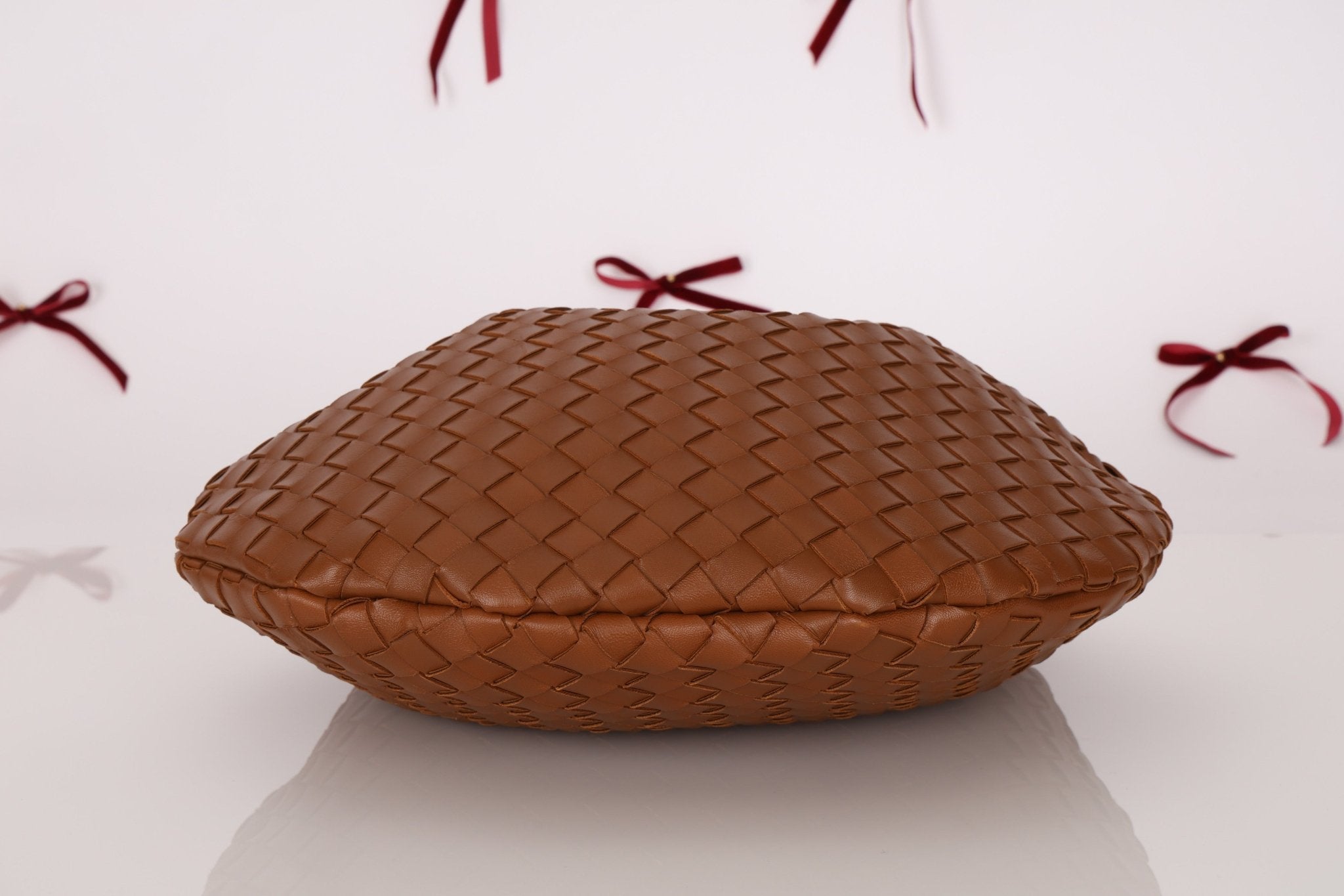 Bottega Veneta Brown Intrecciato Medium Sardine with Strap - FashioNica