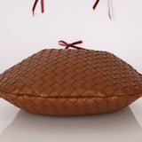 Bottega Veneta Brown Intrecciato Medium Sardine with Strap - FashioNica