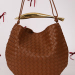 Bottega Veneta Brown Intrecciato Medium Sardine with Strap - FashioNica