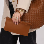 Bottega Veneta Brown Intrecciato Medium Sardine with Strap - FashioNica