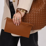 Bottega Veneta Brown Intrecciato Medium Sardine with Strap - FashioNica