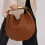 Bottega Veneta Brown Intrecciato Medium Sardine with Strap - FashioNica