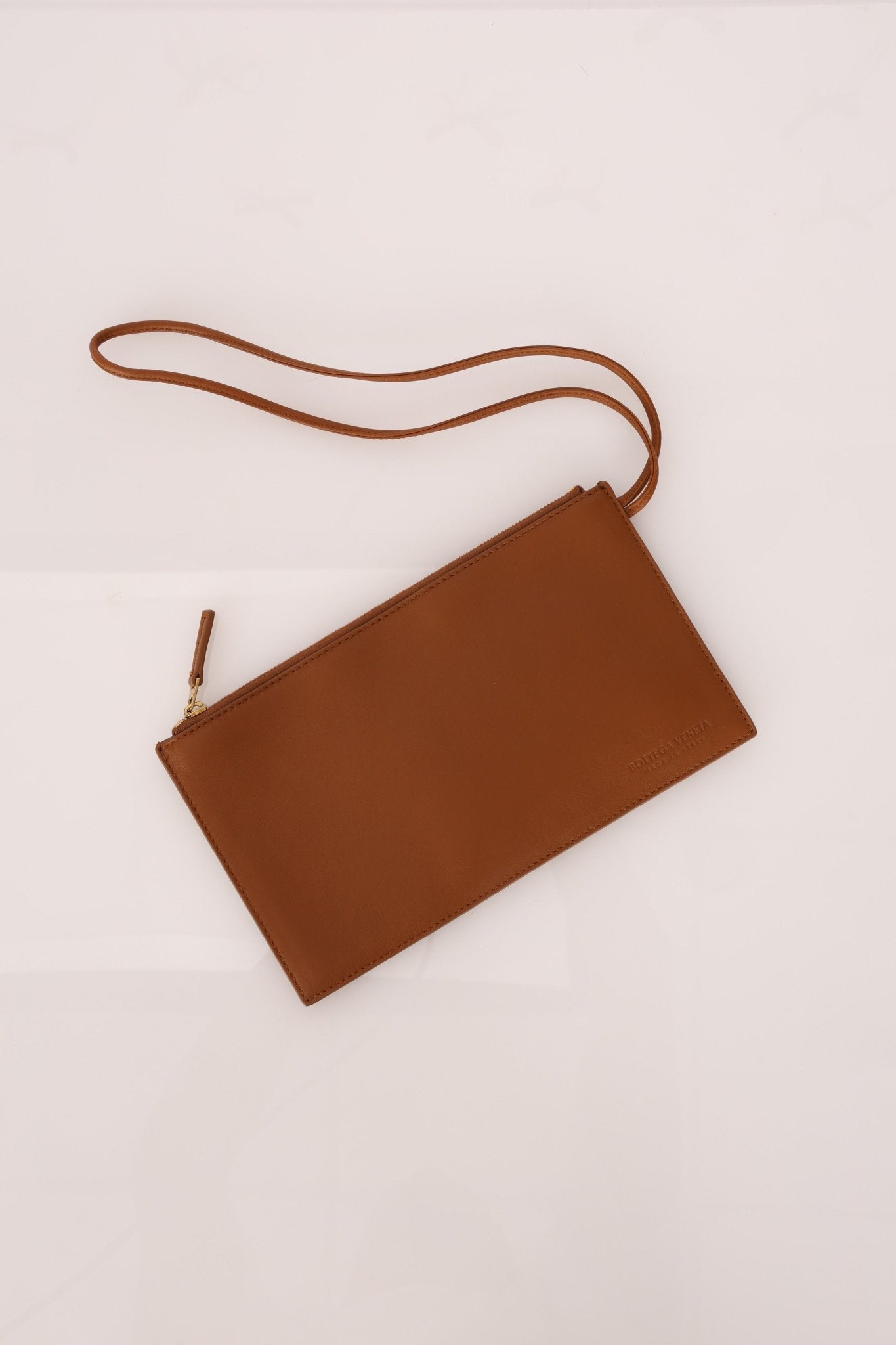 Bottega Veneta Brown Intrecciato Medium Sardine with Strap - FashioNica