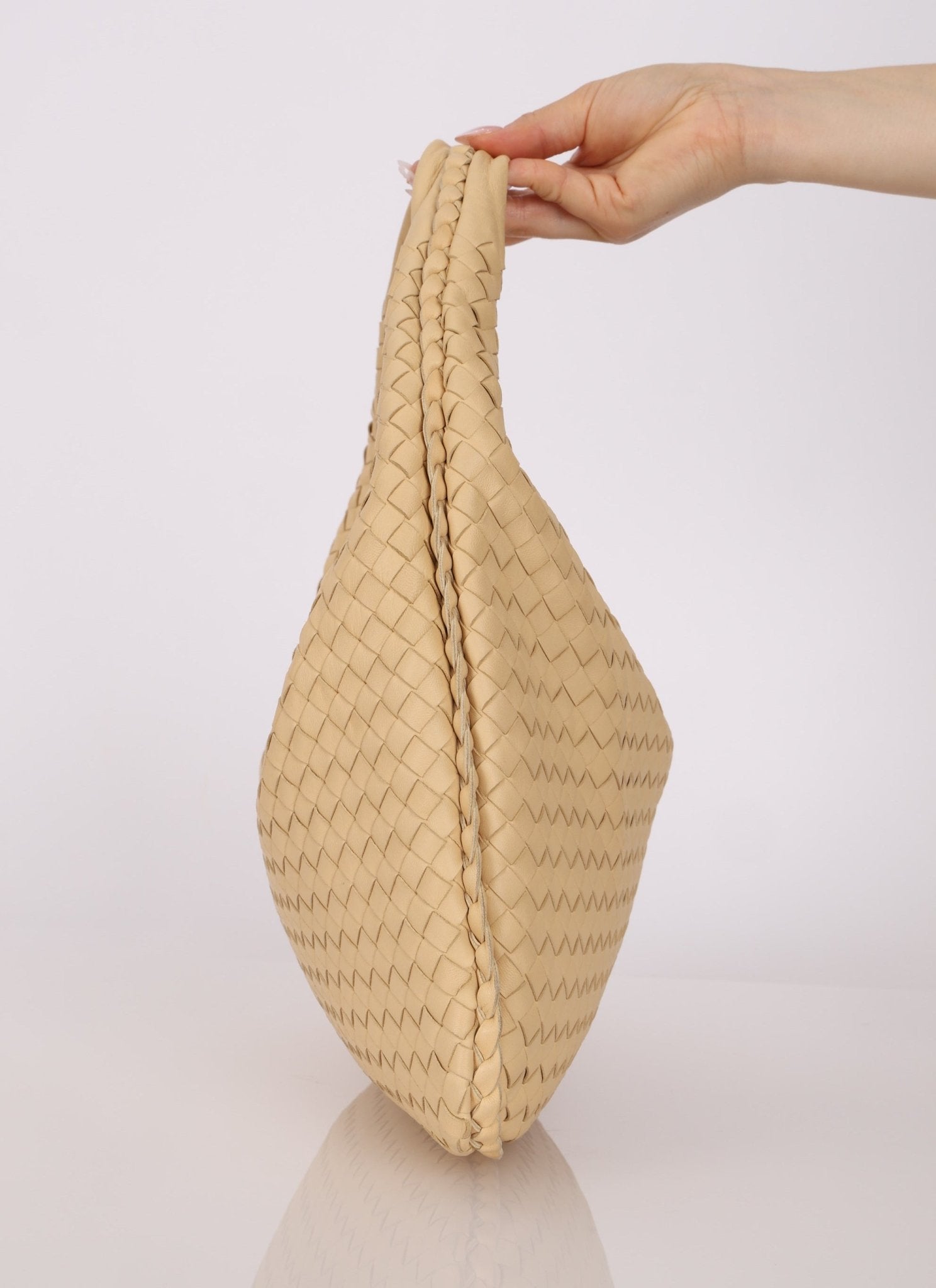 Bottega Veneta Butter Intrecciato Small Hobo - FashioNica