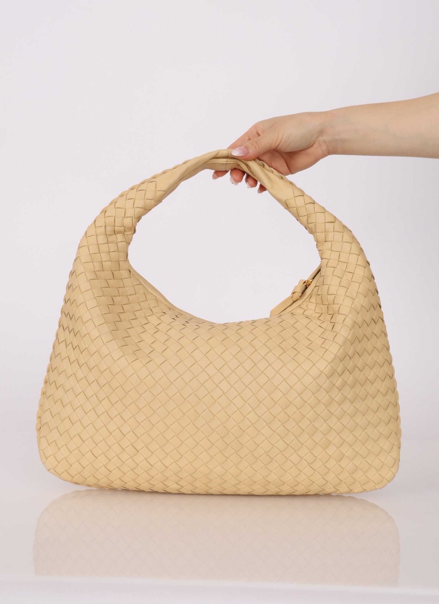Bottega Veneta Butter Intrecciato Small Hobo - FashioNica