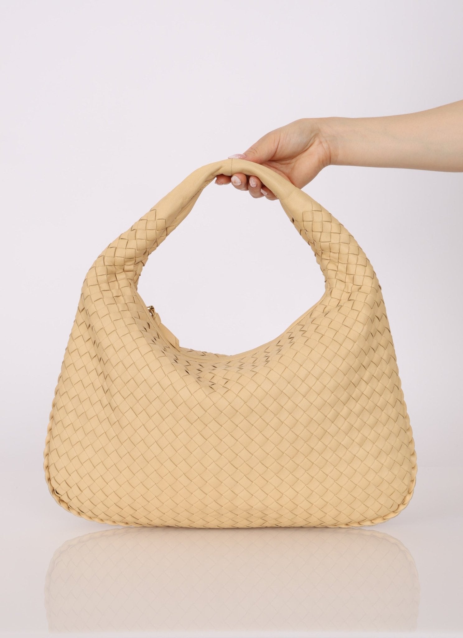 Bottega Veneta Butter Intrecciato Small Hobo - FashioNica