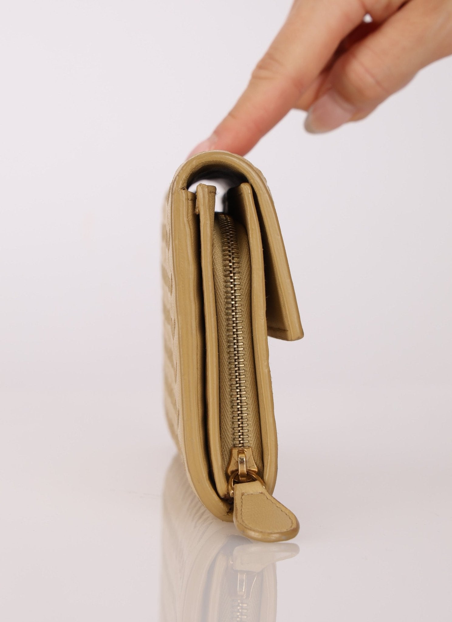 Bottega Veneta Butter Yellow Long Wallet - FashioNica