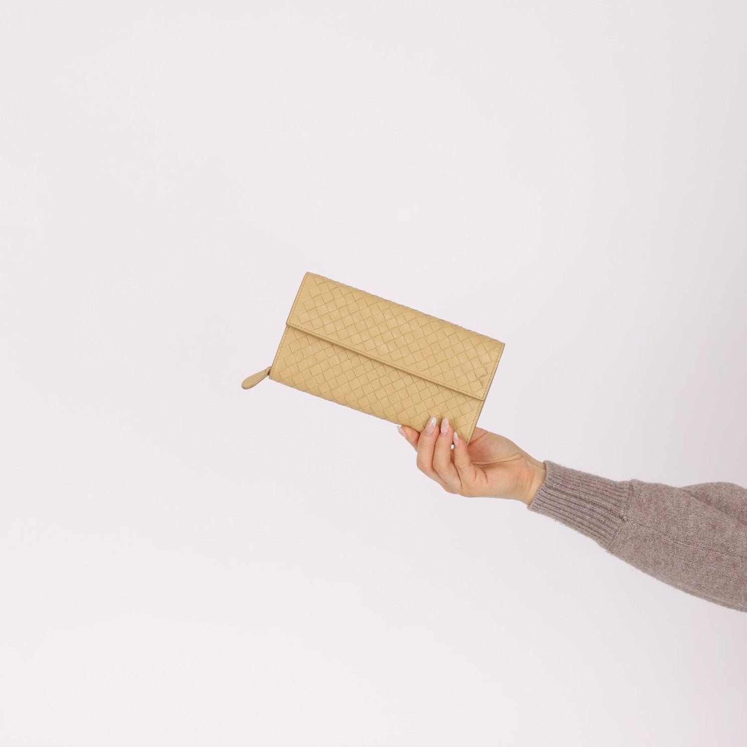 Bottega Veneta Butter Yellow Long Wallet - FashioNica