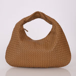 Bottega Veneta Caramel Medium Intreccciato Hobo - FashioNica