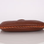 Bottega Veneta Cervo Braided Chocolate Soft Pebbled Mini Hobo - FashioNica