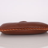 Bottega Veneta Cervo Braided Chocolate Soft Pebbled Mini Hobo - FashioNica
