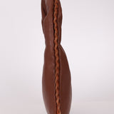 Bottega Veneta Cervo Braided Chocolate Soft Pebbled Mini Hobo - FashioNica