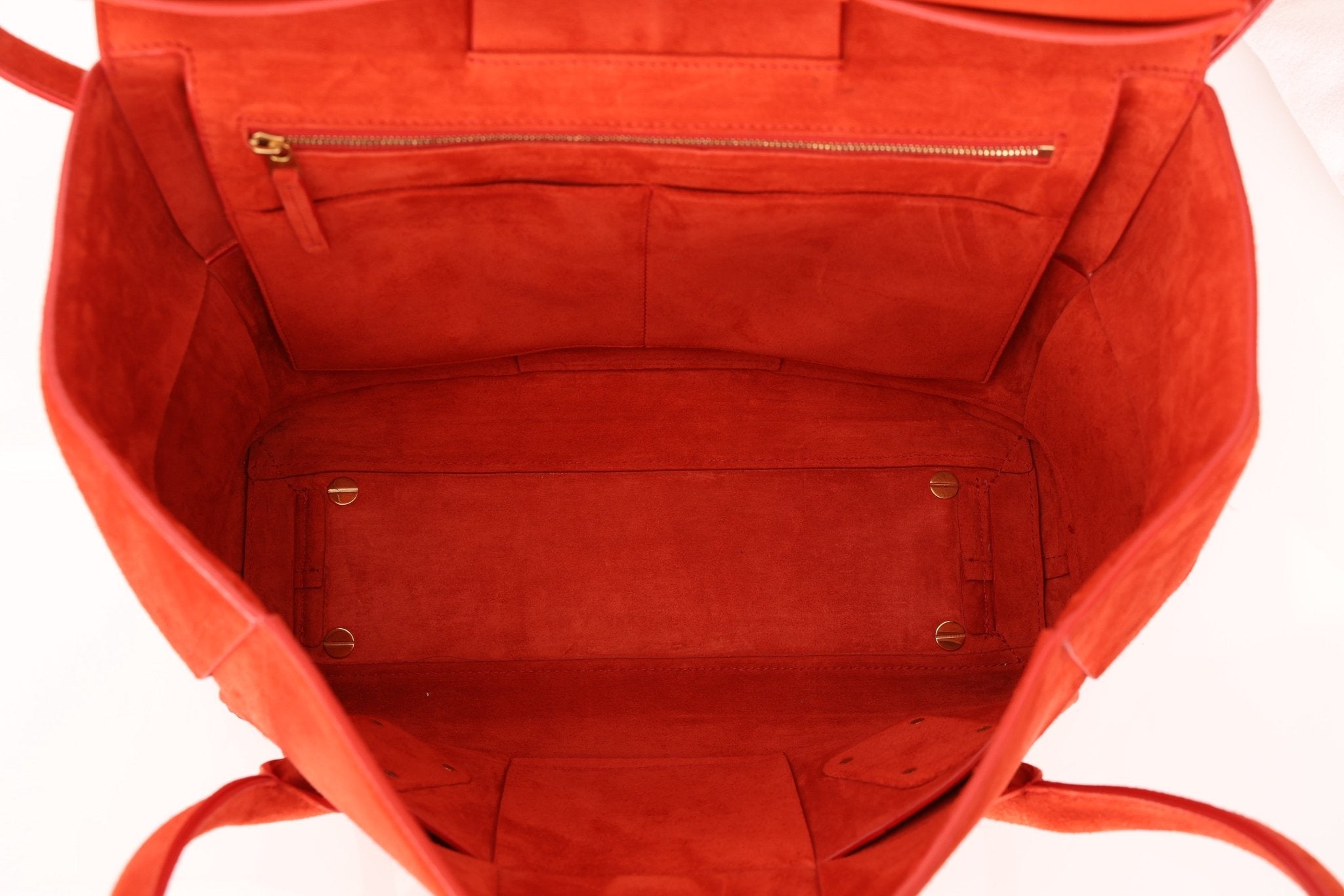 Bottega Veneta Chili Red Suede Arco 33 Tote - FashioNica