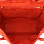 Bottega Veneta Chili Red Suede Arco 33 Tote - FashioNica