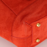 Bottega Veneta Chili Red Suede Arco 33 Tote - FashioNica