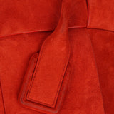 Bottega Veneta Chili Red Suede Arco 33 Tote - FashioNica