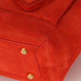 Bottega Veneta Chili Red Suede Arco 33 Tote - FashioNica