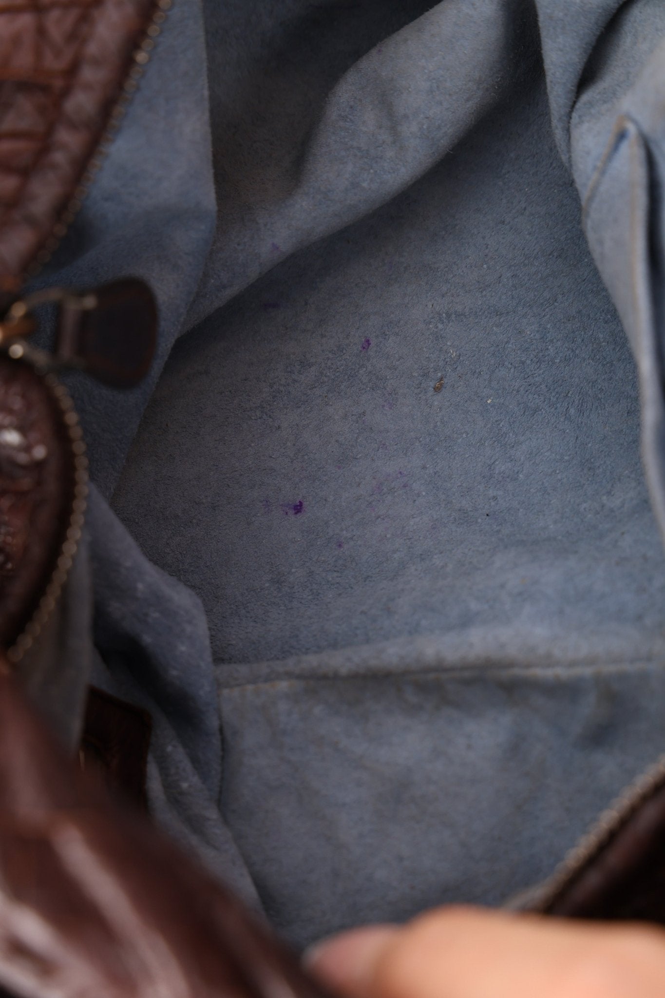 Bottega Veneta Chocolate Embossed Intrecciato Hobo - FashioNica