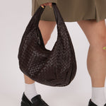 Bottega Veneta Chocolate Intrecciato Belly Hobo - FashioNica