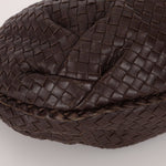 Bottega Veneta Chocolate Intrecciato Belly Hobo - FashioNica