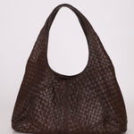 Bottega Veneta Chocolate Intrecciato Hobo - FashioNica