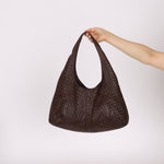 Bottega Veneta Chocolate Intrecciato Hobo - FashioNica