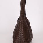 Bottega Veneta Chocolate Intrecciato Hobo - FashioNica