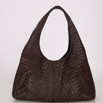 Bottega Veneta Chocolate Intrecciato Hobo - FashioNica