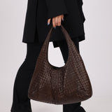 Bottega Veneta Chocolate Intrecciato Hobo - FashioNica