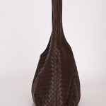 Bottega Veneta Chocolate Intrecciato Hobo - FashioNica