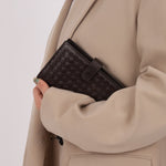 Bottega Veneta Chocolate Intrecciato PM Notebook Cover - FashioNica