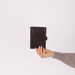 Bottega Veneta Chocolate Intrecciato PM Notebook Cover - FashioNica