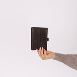 Bottega Veneta Chocolate Intrecciato PM Notebook Cover - FashioNica